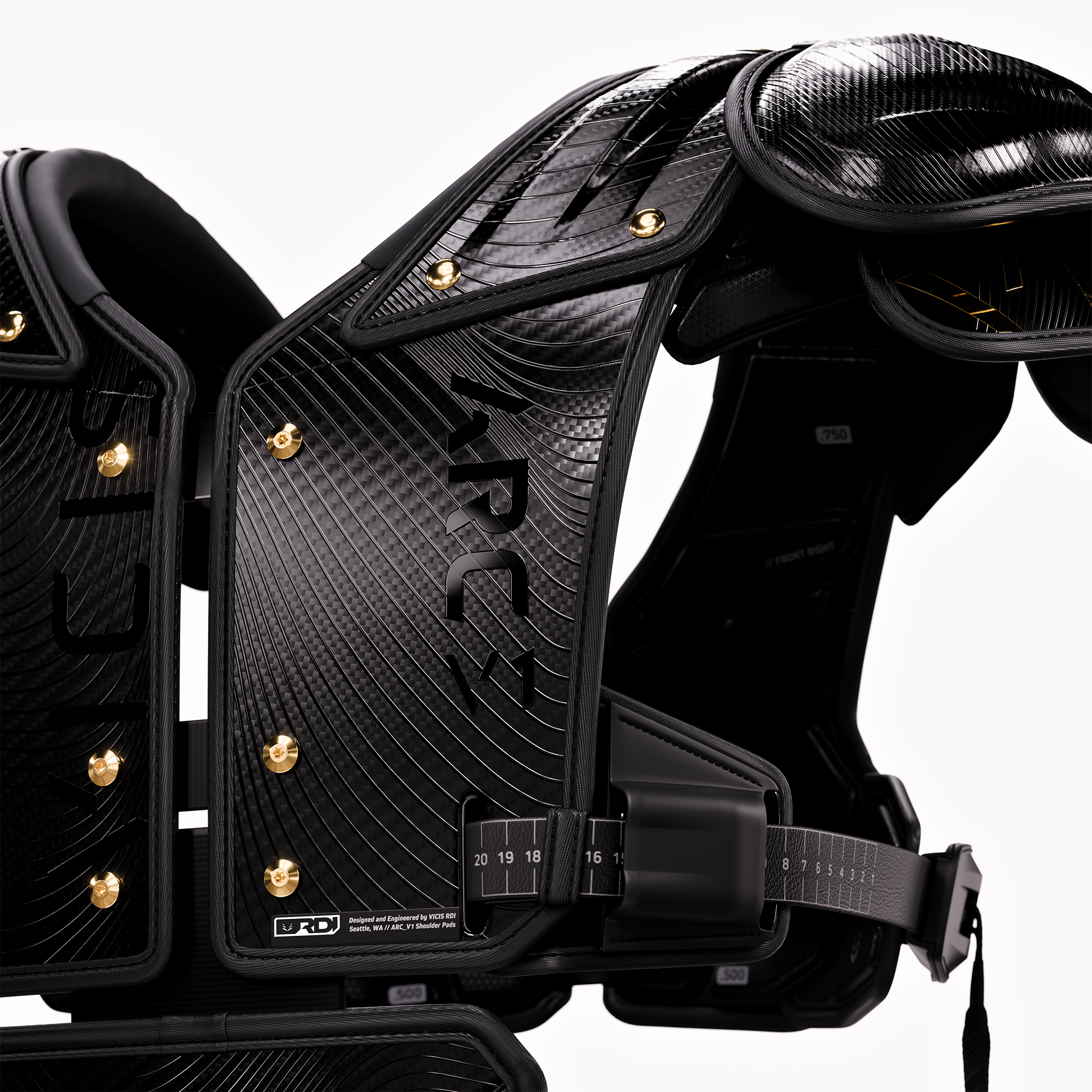 vicis-arc-v1-elite-shoulder-pads-trench-large image 3
