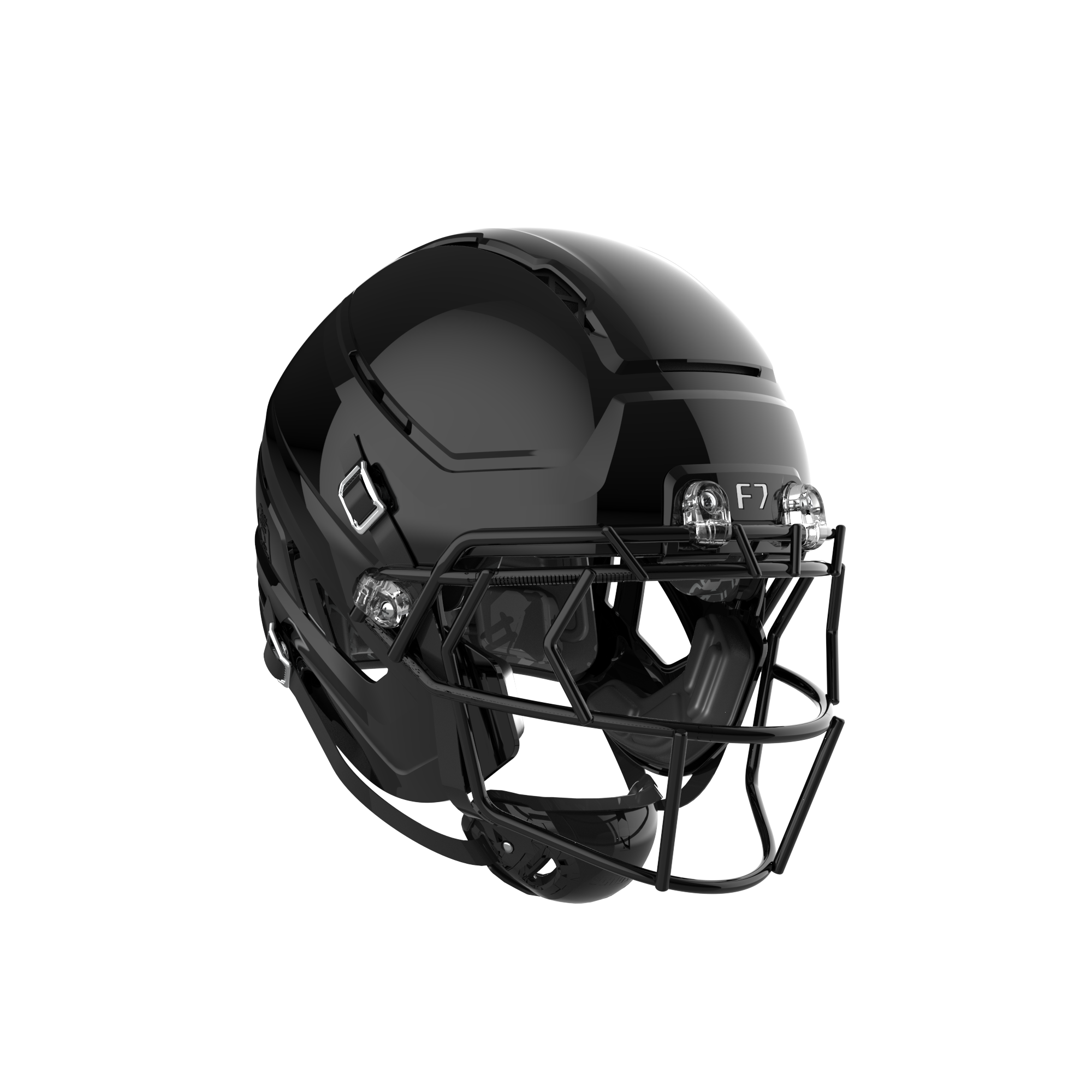 schutt-f7-air-footballhelm-l-schwarz-glanz-5-sterne image 5