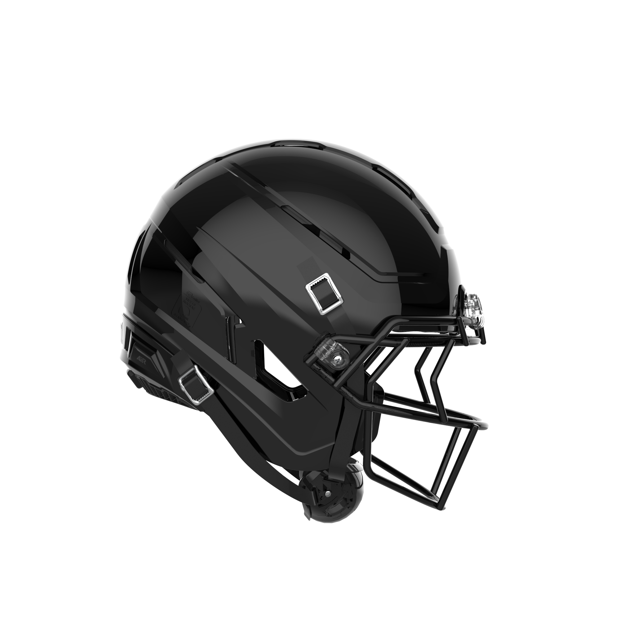 schutt-f7-air-footballhelm-l-schwarz-glanz-5-sterne image 7