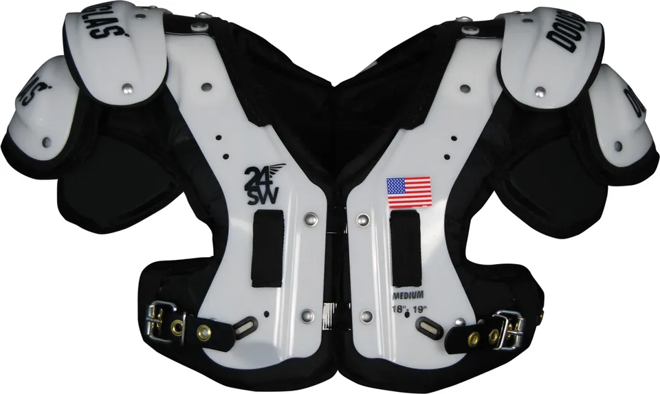 douglas-sc-24sw-shoulderpad-flat-leicht-schwarz-xs-xl image 1