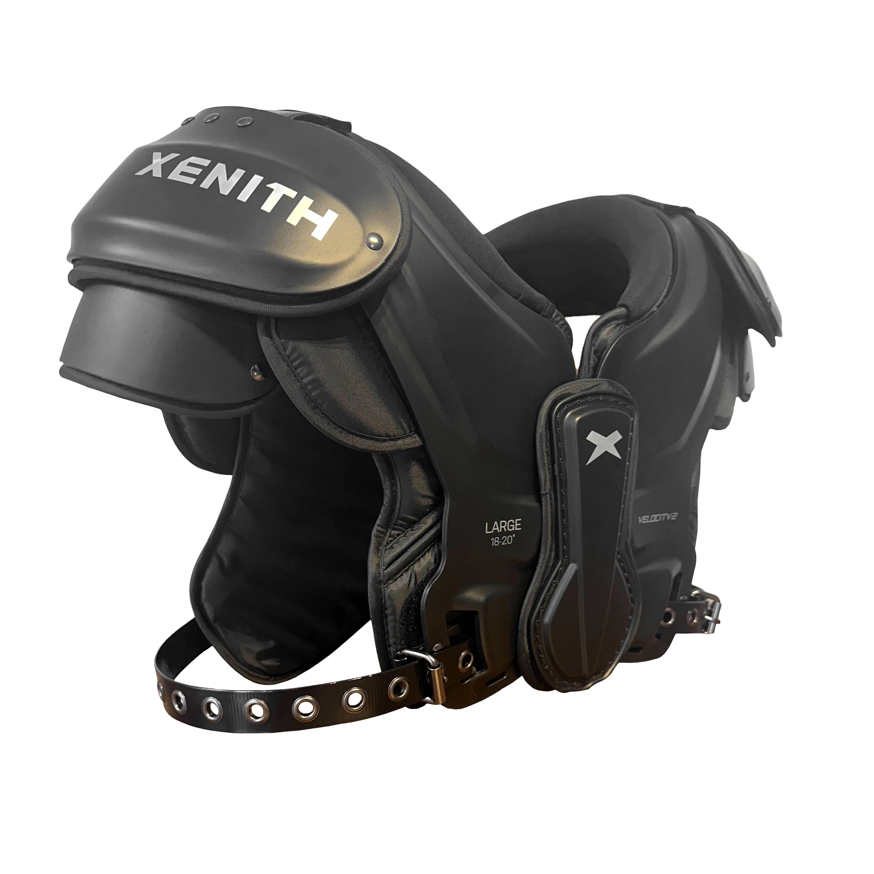 xenith-velocity-2-schulterpads-schwarz-xl-f-r-qb-wr-leicht image 3