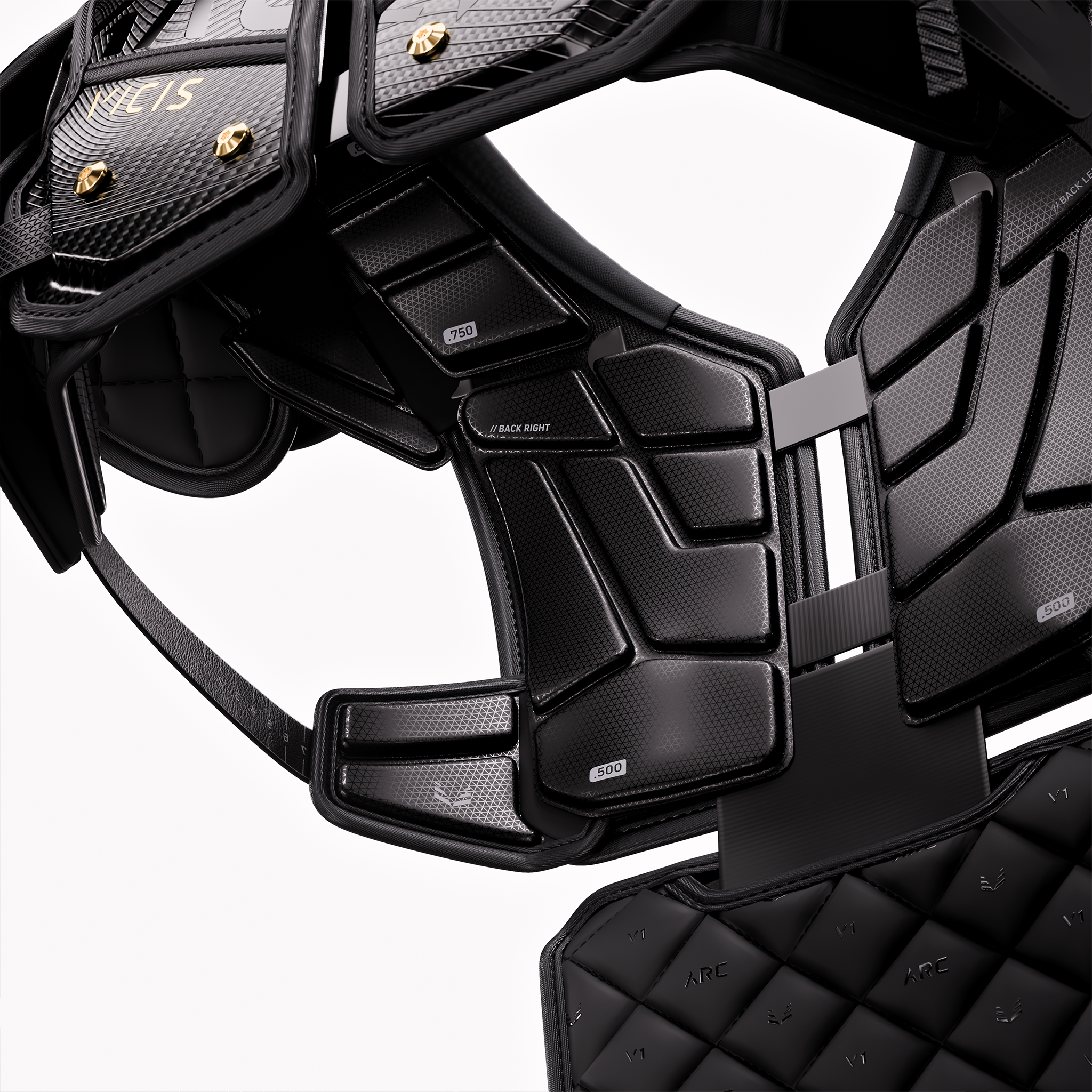 vicis-arc-v1-elite-shoulder-pads-trench-large image 4