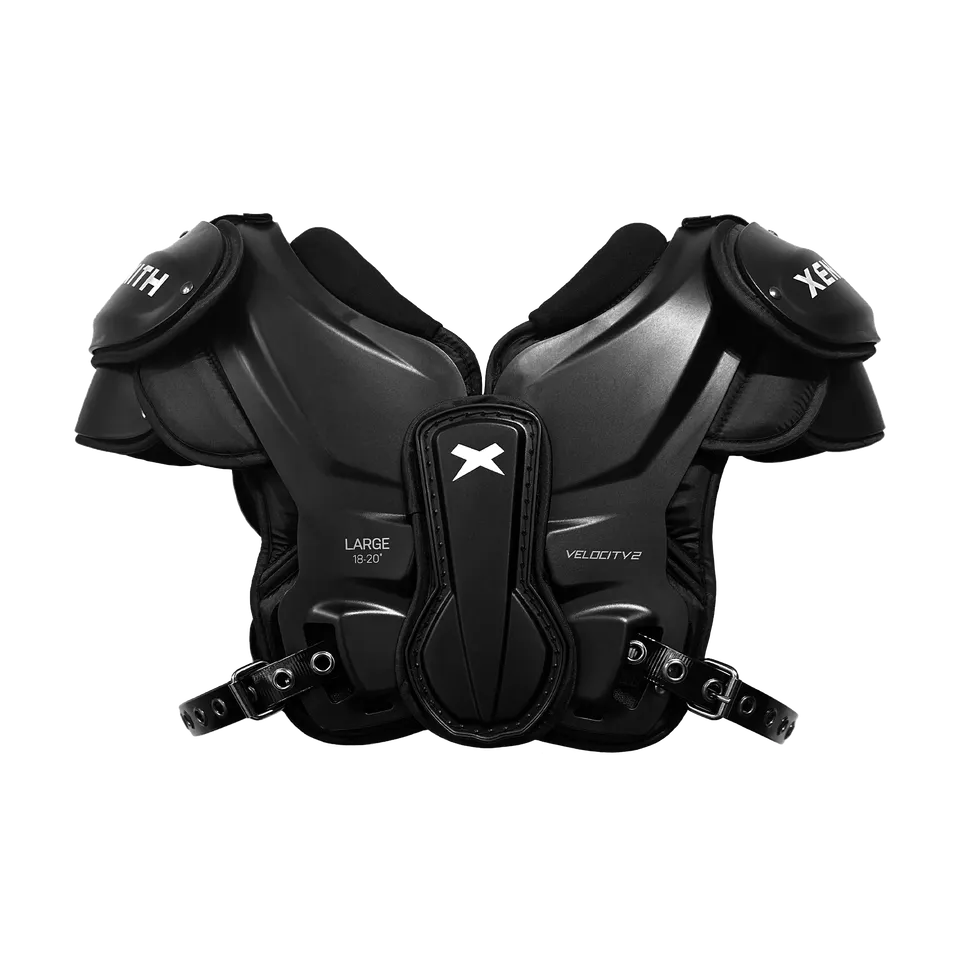 xenith-velocity-2-schulterpads-schwarz-xl-f-r-qb-wr-leicht image 1
