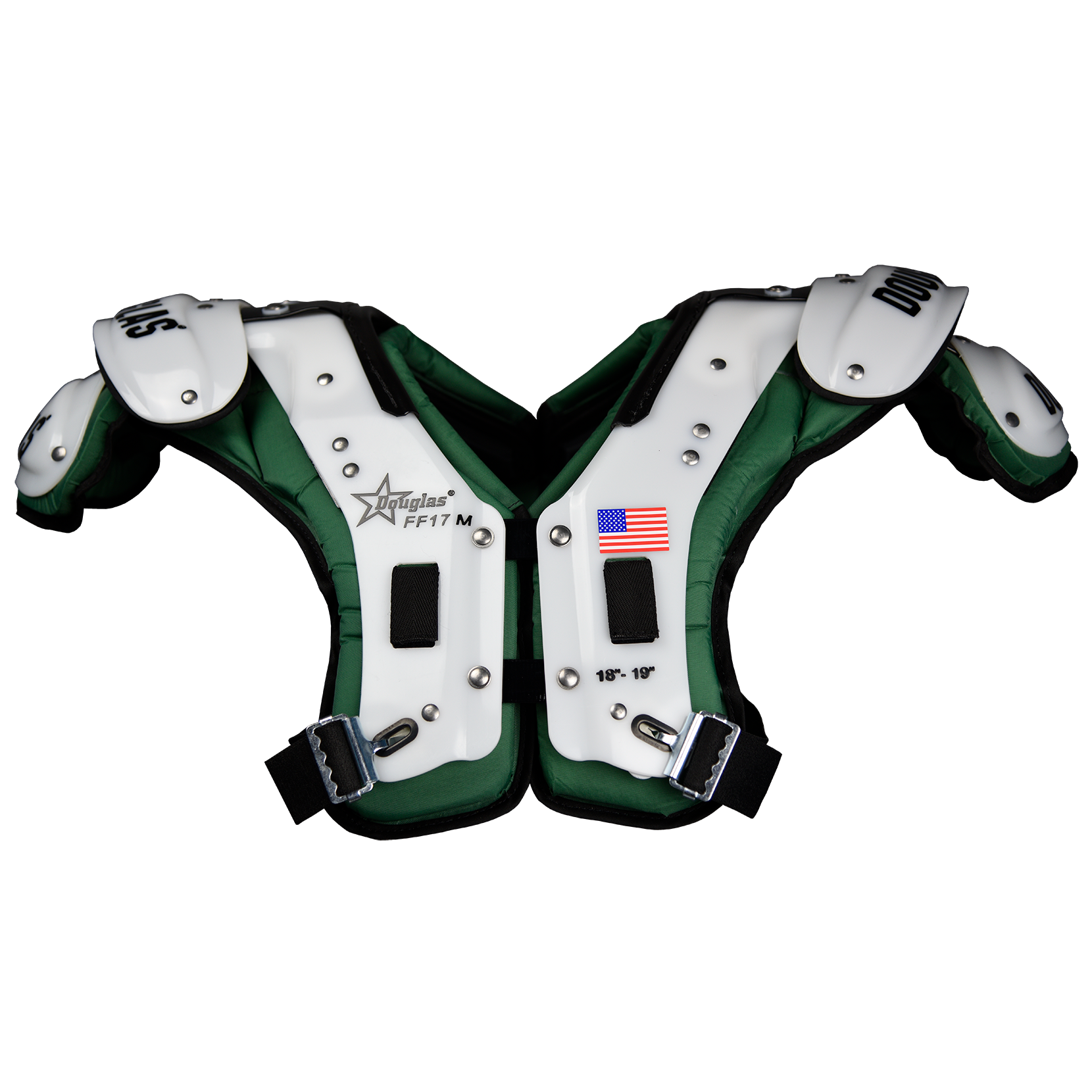 douglas-custom-pro-ff17-cant-shoulder-pads-gr-m image 1