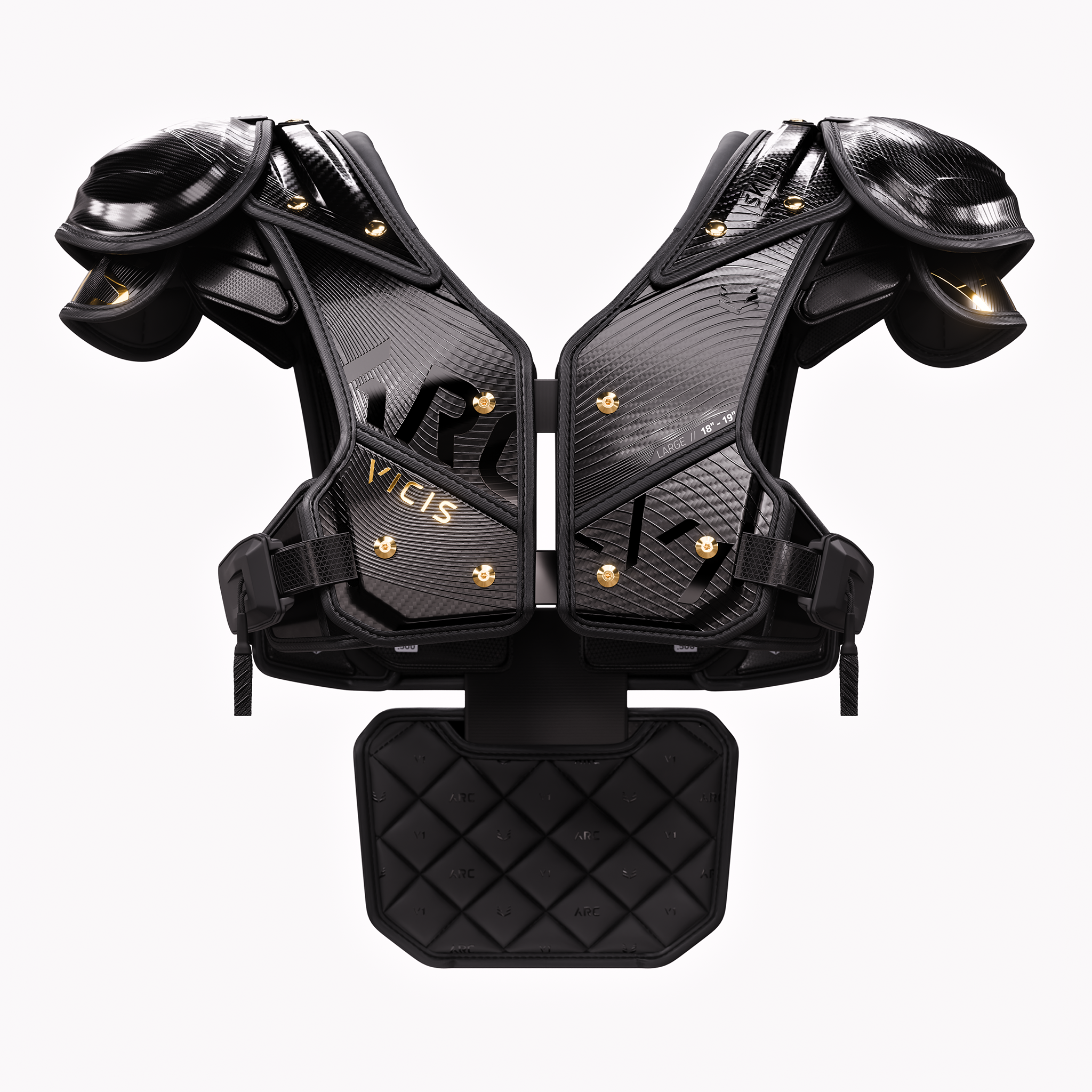 vicis-arc-v1-elite-shoulder-pads-trench-large image 2