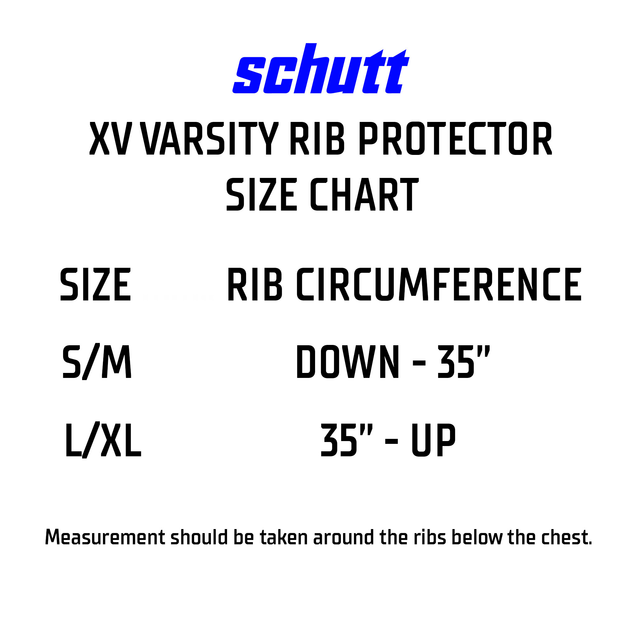 schutt-xv-varsity-rib-protector-rippenschutz-s-m image 2